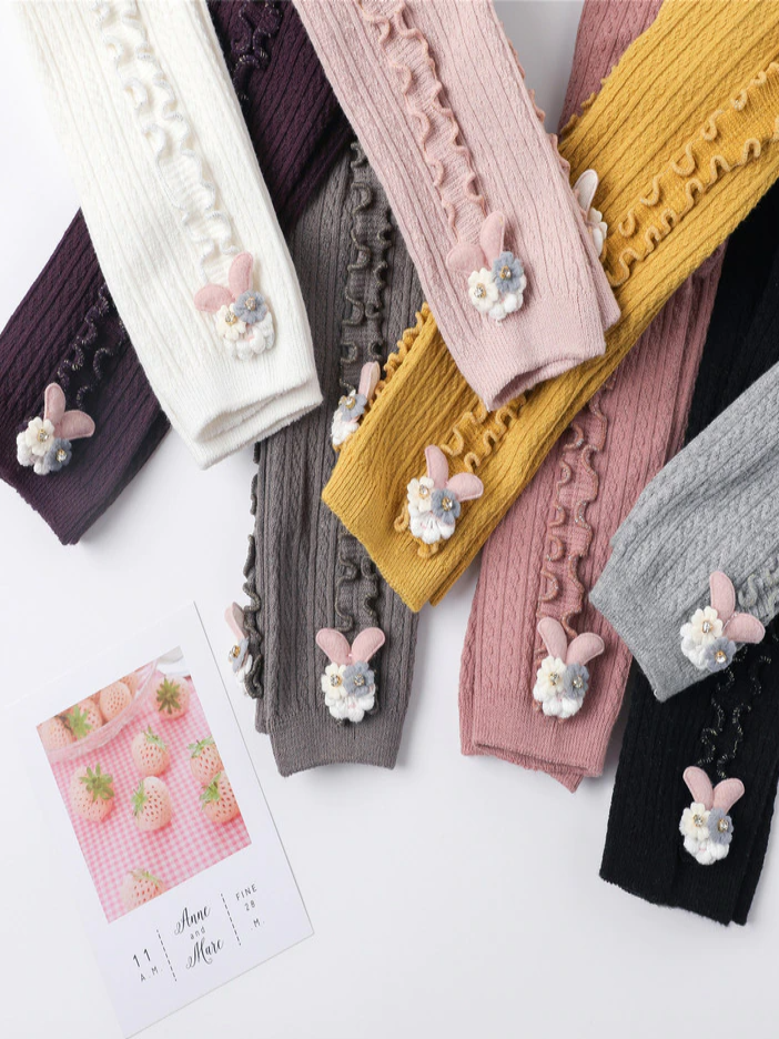 Baby Frilled To Be Here Ribbed Leggings