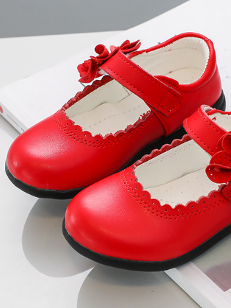 Shoes By Liv & Mia | Halloween Red Mary Jane Flats - Mia Belle Girls