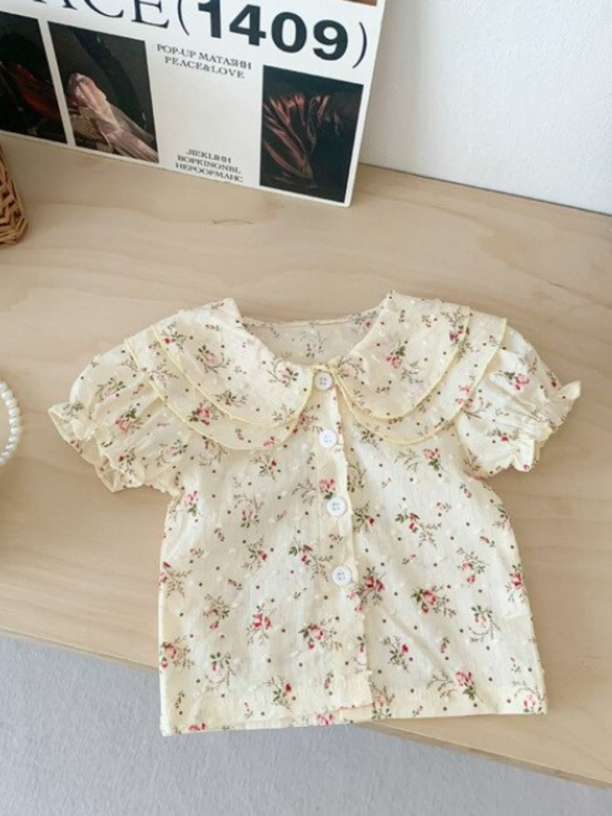 She’s So Precious Floral Print Blouse