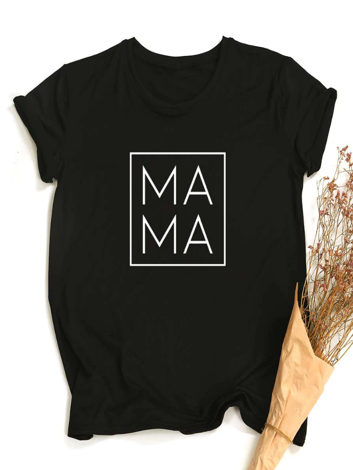 Women's Mama Short Sleeved Top