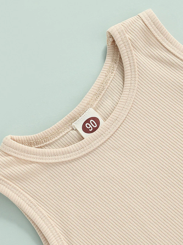 Toddler Clothing Sale | Girls Tank Top, Shirt & Paperbag Shorts Set