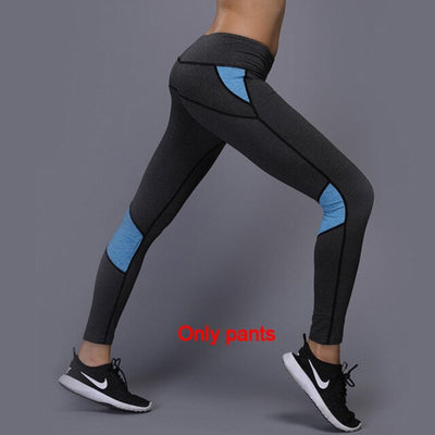 Women's Elastic Colorblock Leggings