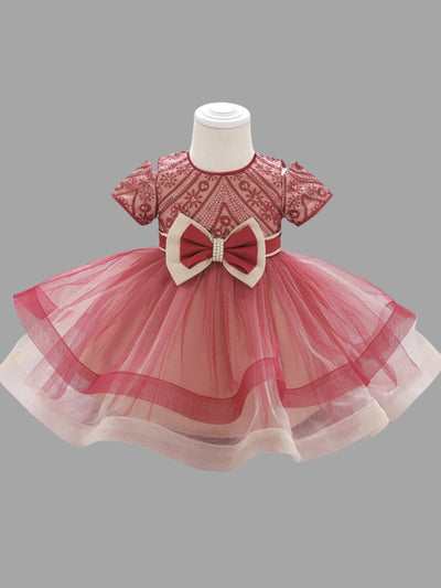 Baby Merry and Bright Formal Dress - Red