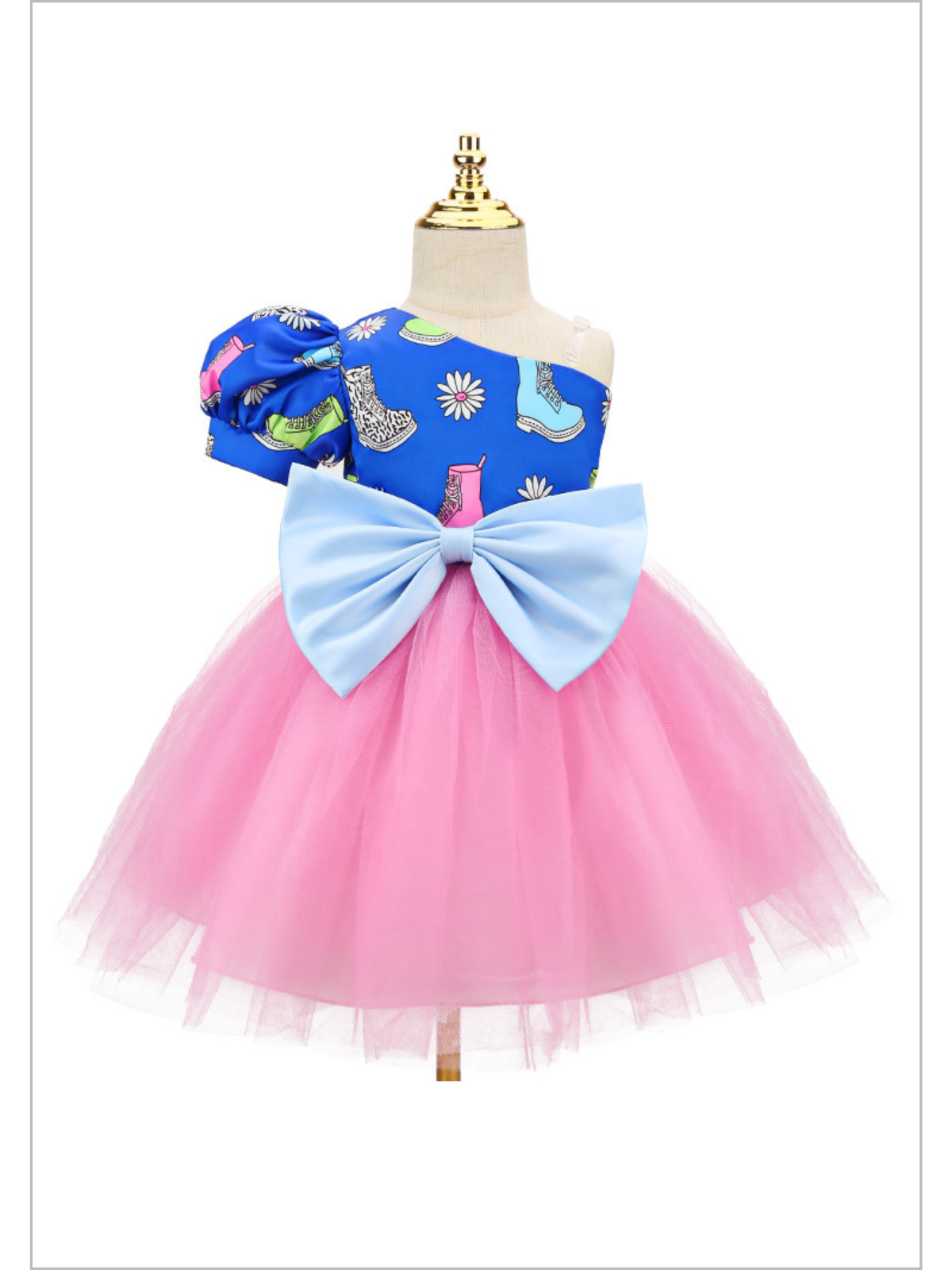 Color Me Bold Tulle Tutu Dress