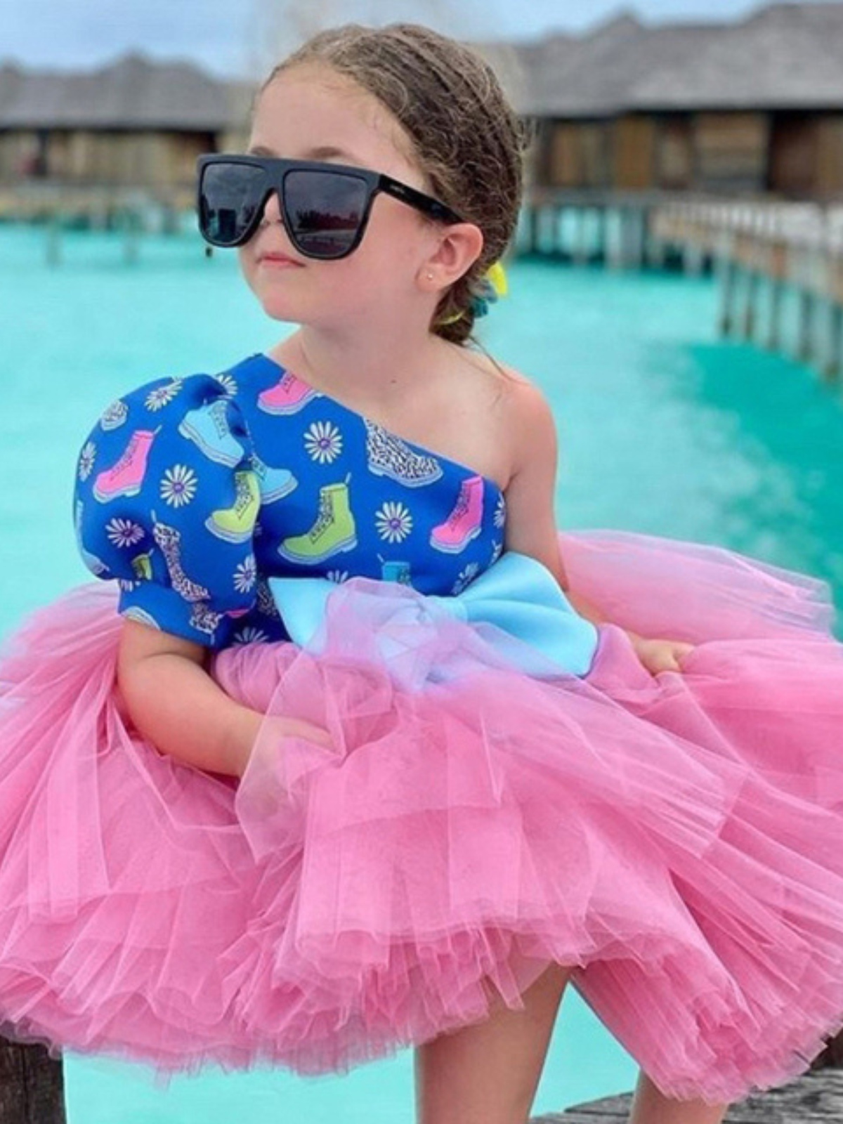 Color Me Bold Tulle Tutu Dress