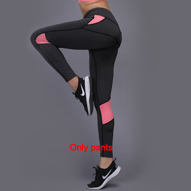 Women's Elastic Colorblock Leggings