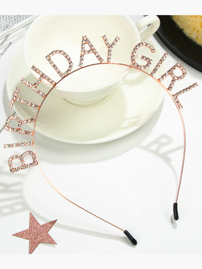 All Glammed Up Birthday Girl Headband
