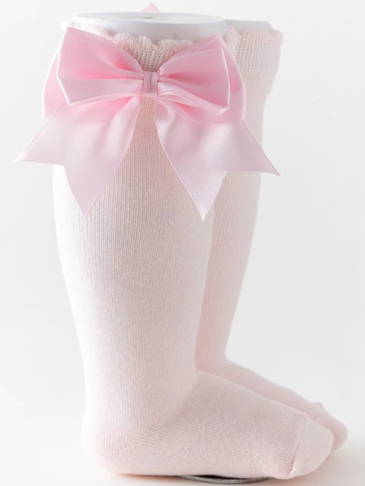 All Dolled Up Silky Bow Knee-High Socks