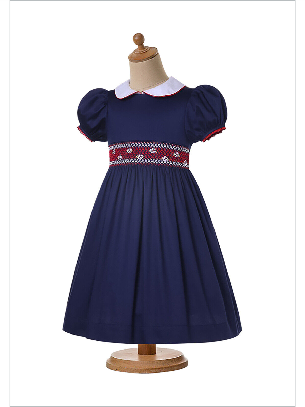 Navy Chic Peter Pan Collar Dress