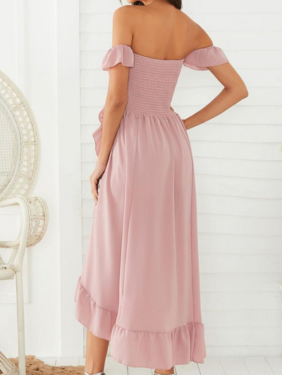 Mommy & Me Matching Dresses | Spring Smocked Flowy Maxi Wrap Dress