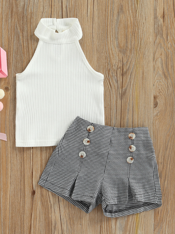 Fashionista Flare Pleated Shorts Set