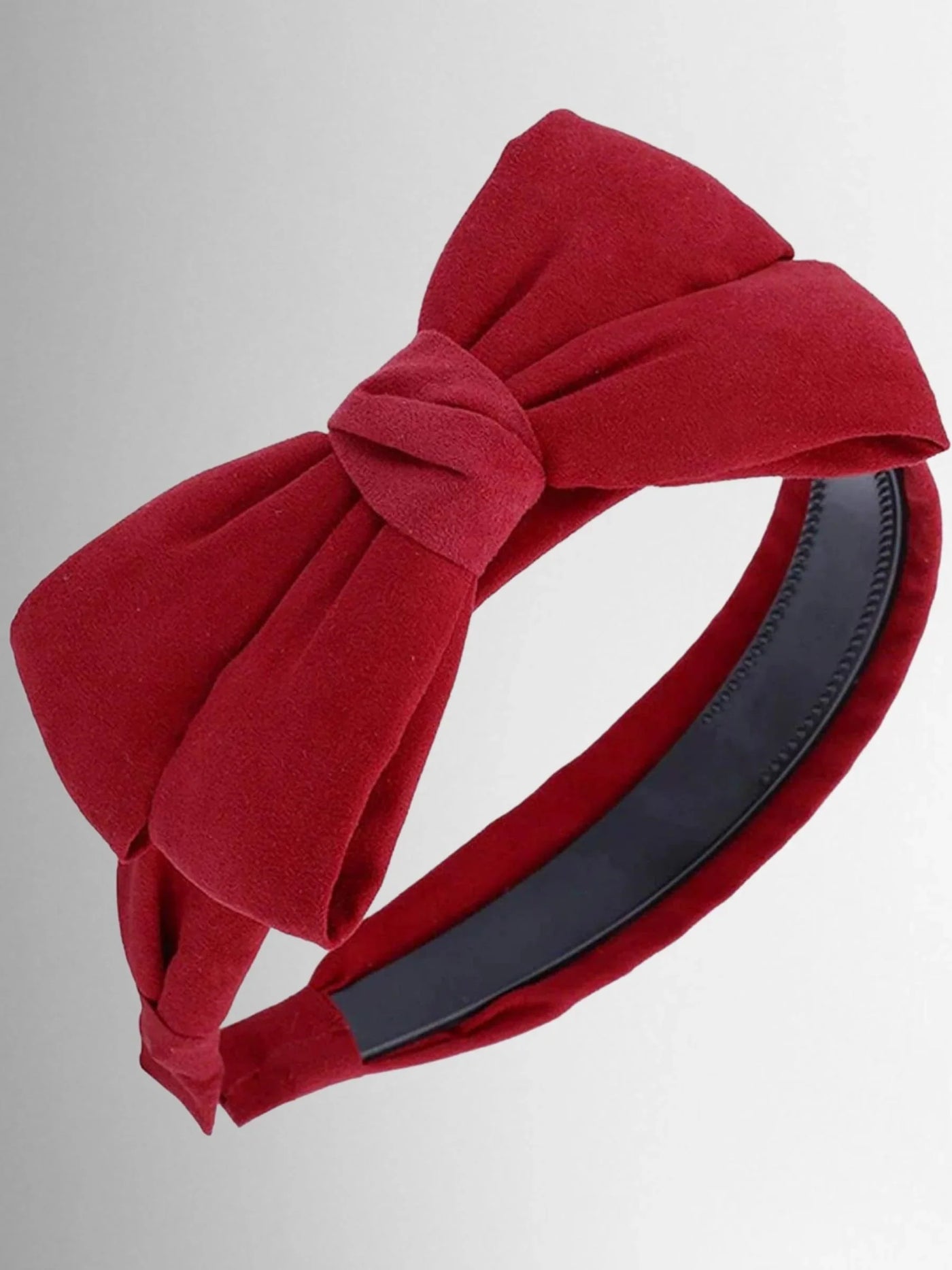 Girls Velvet Bow Headband