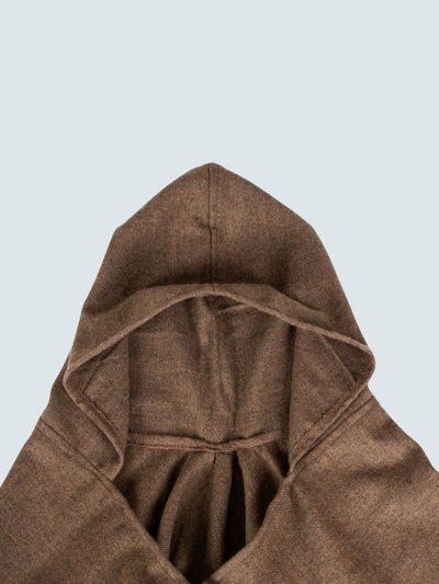 Women's Picturesque Hooded Poncho Cardigan Taupe