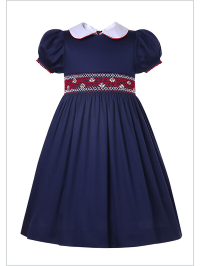 Navy Chic Peter Pan Collar Dress