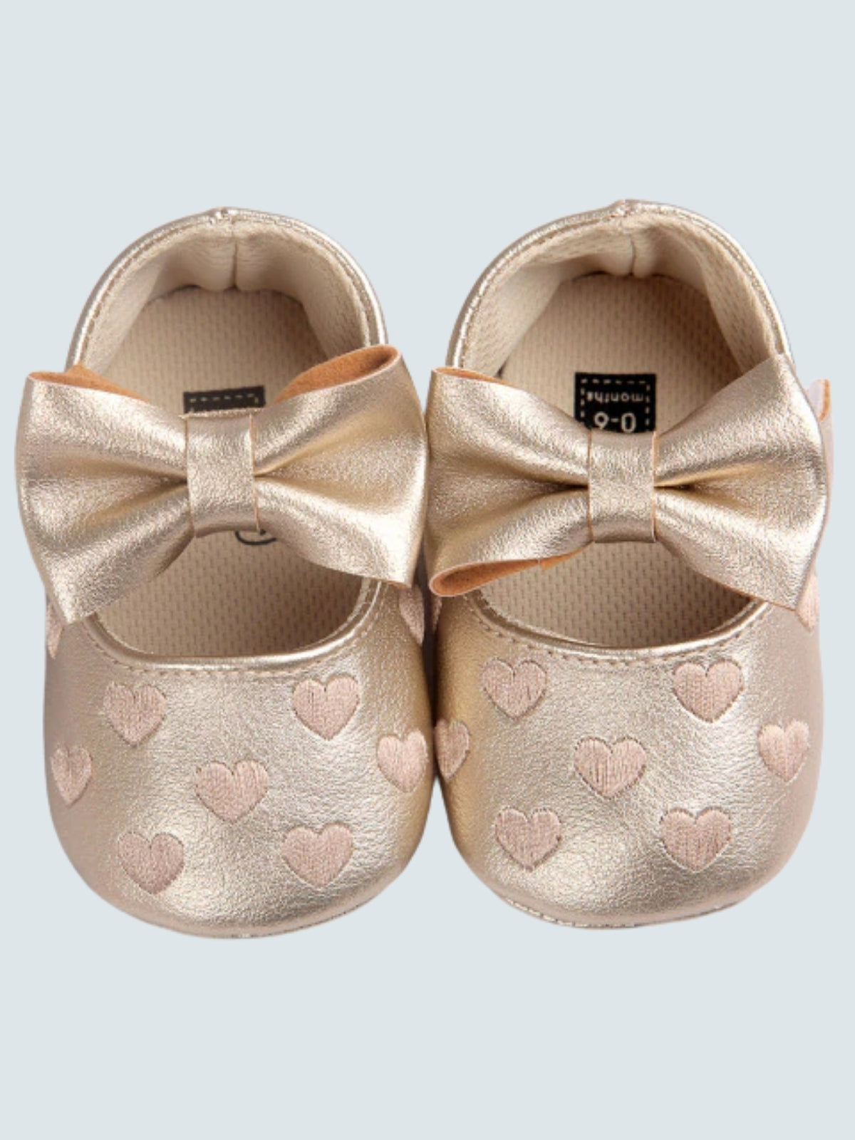 Baby First Steppers Princess Bowknot Ballerina Flats By Liv and Mia