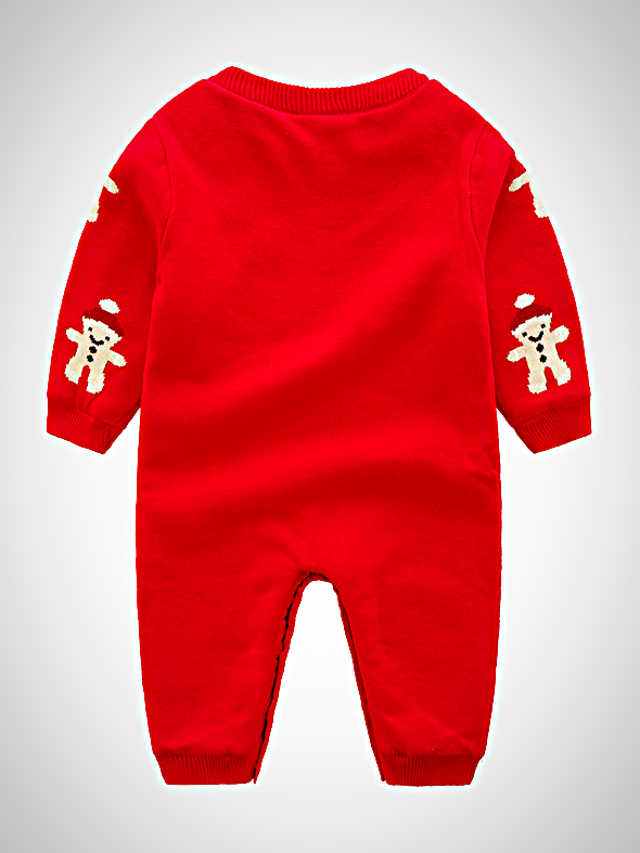 Baby Gingerbread Man Onesie - Mia Belle Girls