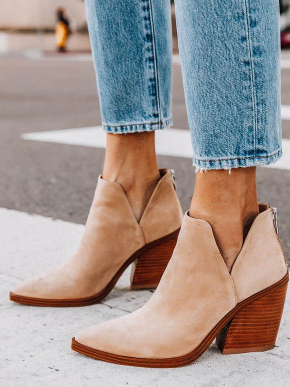 Women's Heeled Ankle Boots By Liv and Mia