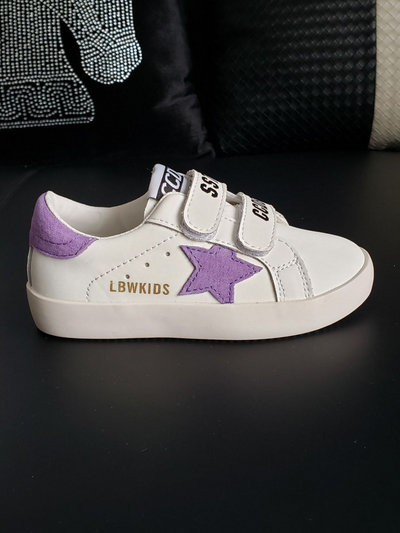 Little Miss Popular Velcro Strap Sneakers By Liv and Mia