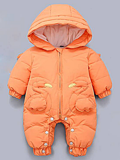 Baby Swan Snowsuit Onesie - Mia Belle Girls