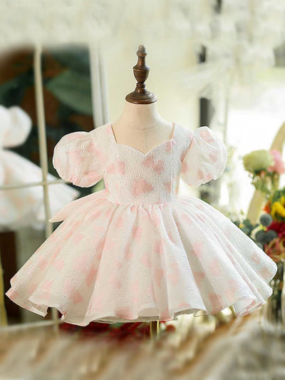Pretty And Petite Puff Sleeve Princess Dress