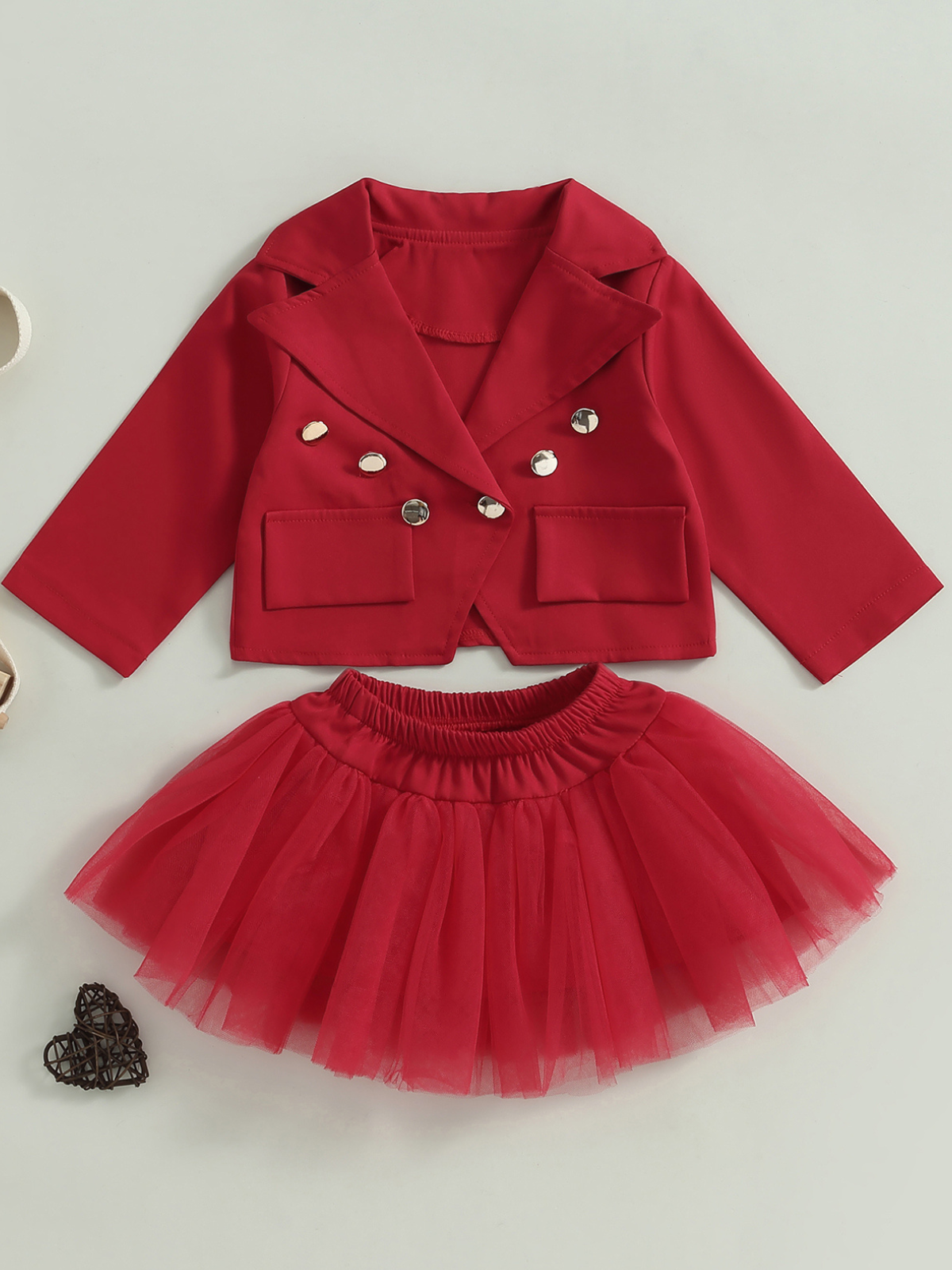 So Striking Blazer Tutu Set