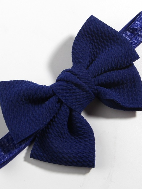Baby Little Bow Headband navy