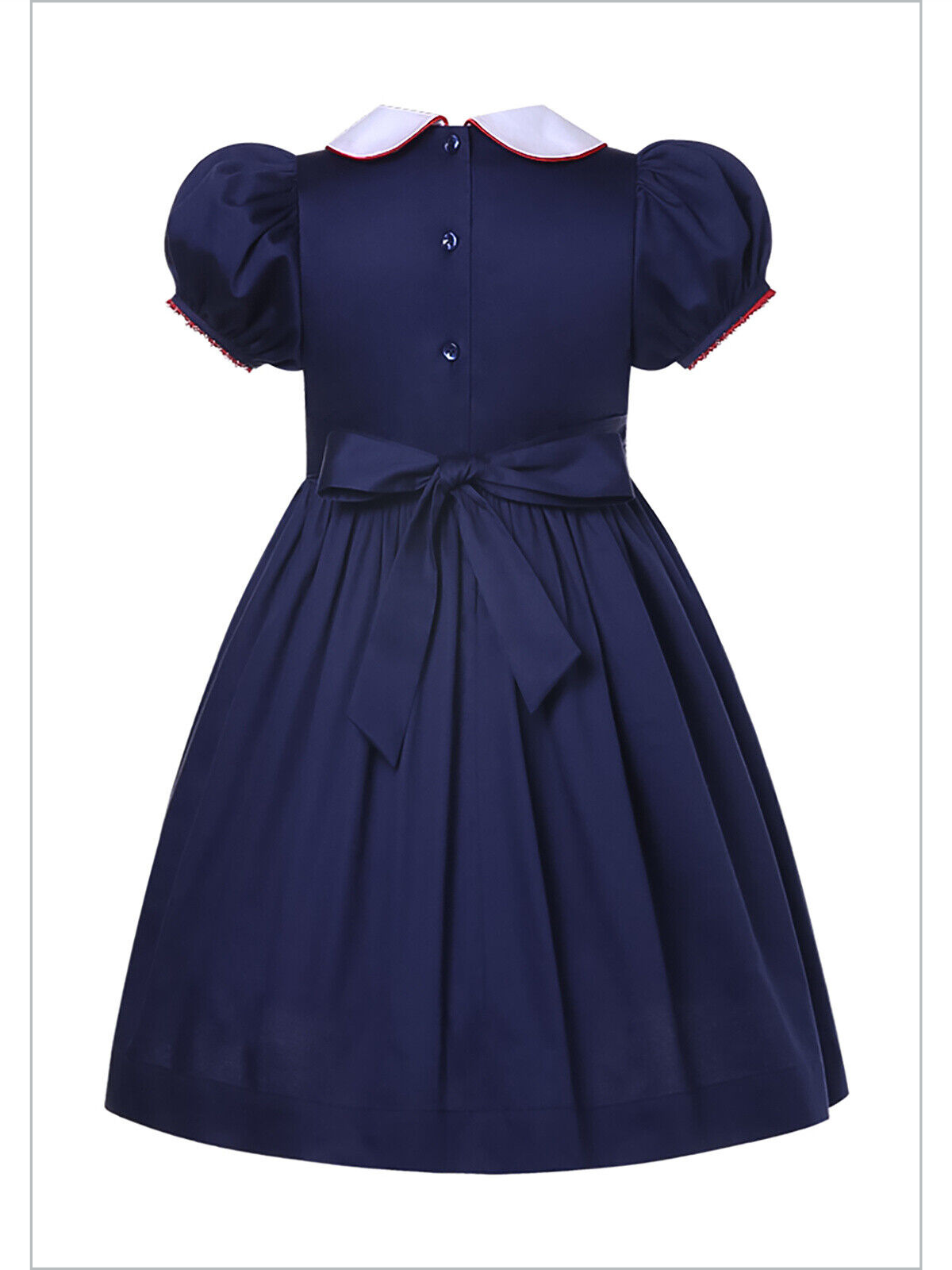 Navy Chic Peter Pan Collar Dress