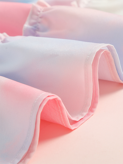 Mommy and Me Matching Pastel Tie Dye Ruffle Dress - Mia Belle Girls