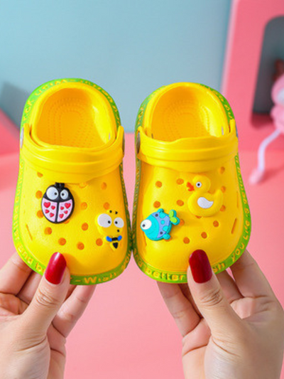 Shoes By Liv & Mia | Girls Fun Charms Swimming Slippers | Kids Shoes