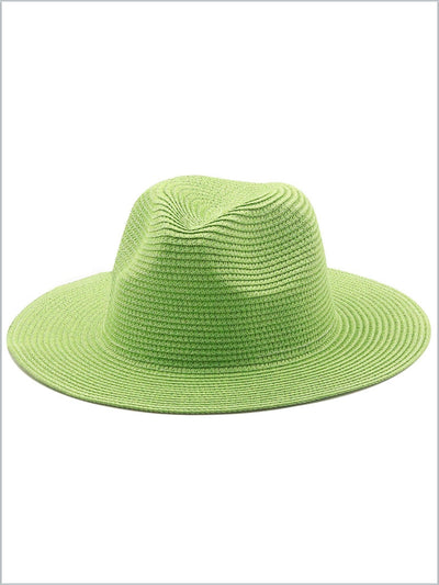 Women's Vacay Vibes Tropical Color Straw Hat
