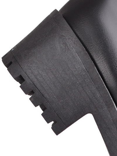 Women's Lace-Up Skull Ankle Boots