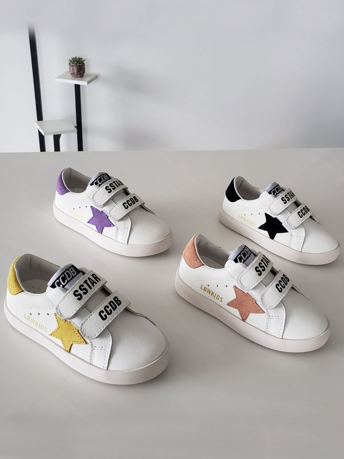 Little Miss Popular Velcro Strap Sneakers By Liv and Mia