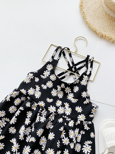 Darling Daisies Backless Sundress