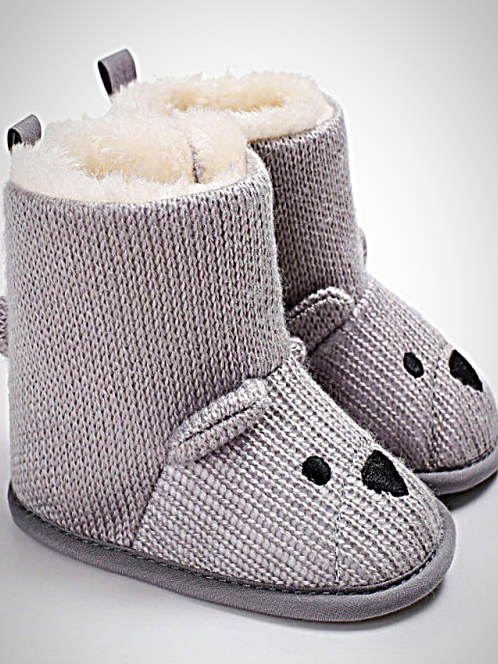 Baby Cute Bear Booties - Mia Belle Girls