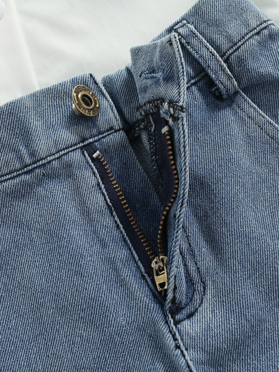 Toddler Clothing Sale | Button Up Shirt & Jeans Set | Mia Belle Girls