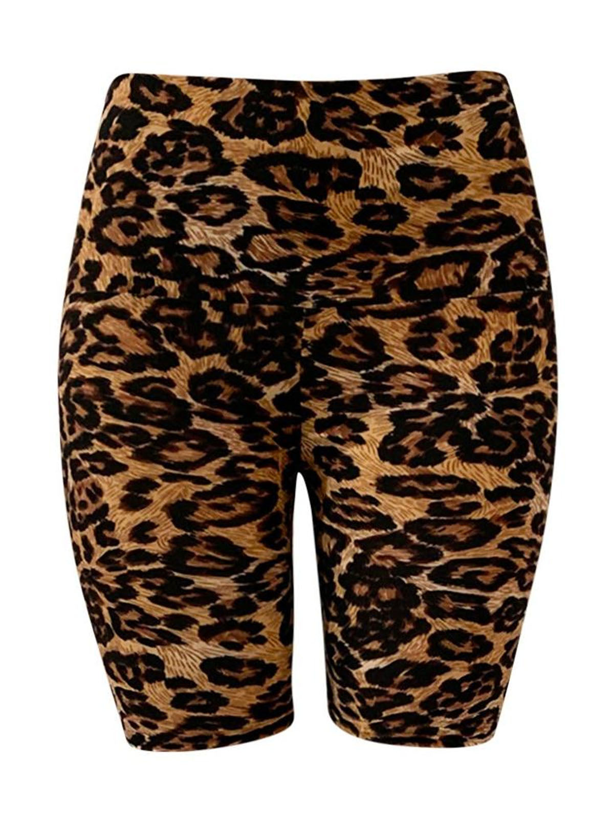 Women's Leopard  Sports Yoga Short