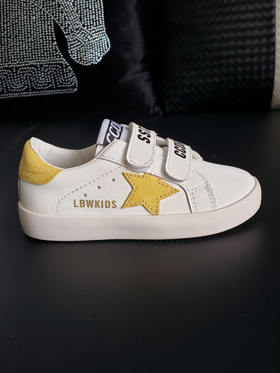 Little Miss Popular Velcro Strap Sneakers By Liv and Mia