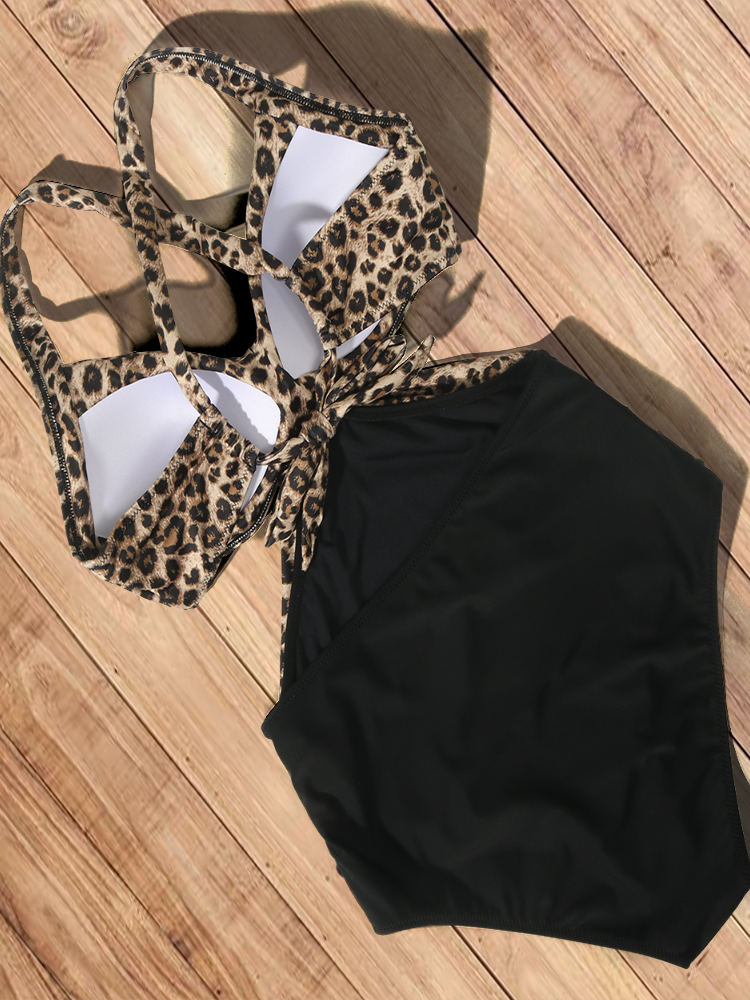 Women's Cut Out Racerback One Piece Swimsuit - Mia Belle Girls