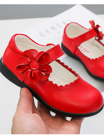 Shoes By Liv & Mia | Halloween Red Mary Jane Flats - Mia Belle Girls
