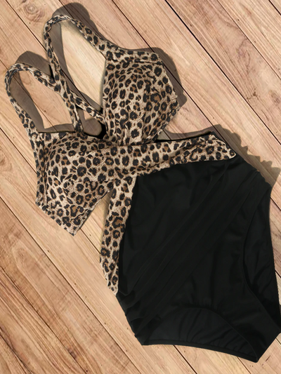 Women's Cut Out Racerback One Piece Swimsuit - Mia Belle Girls