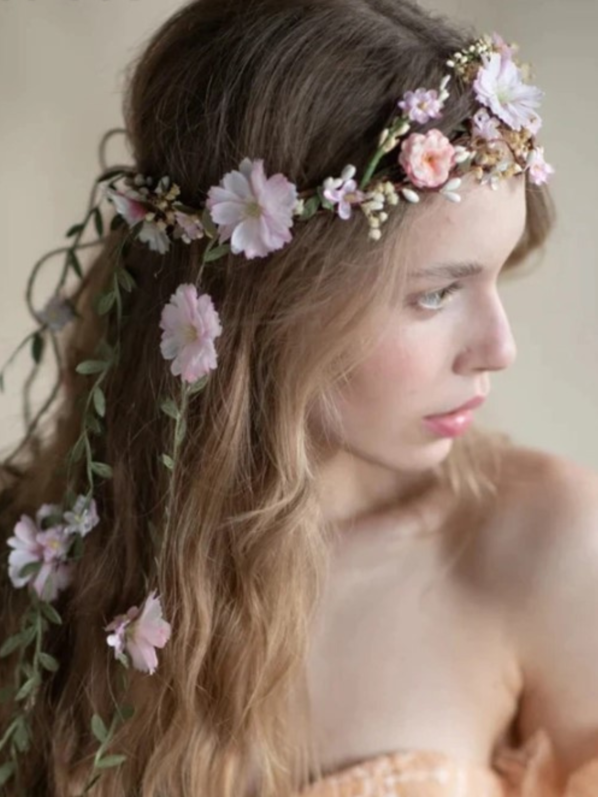 Girls Formal Hair Accessories | Pink Flower Boho Floral Headband