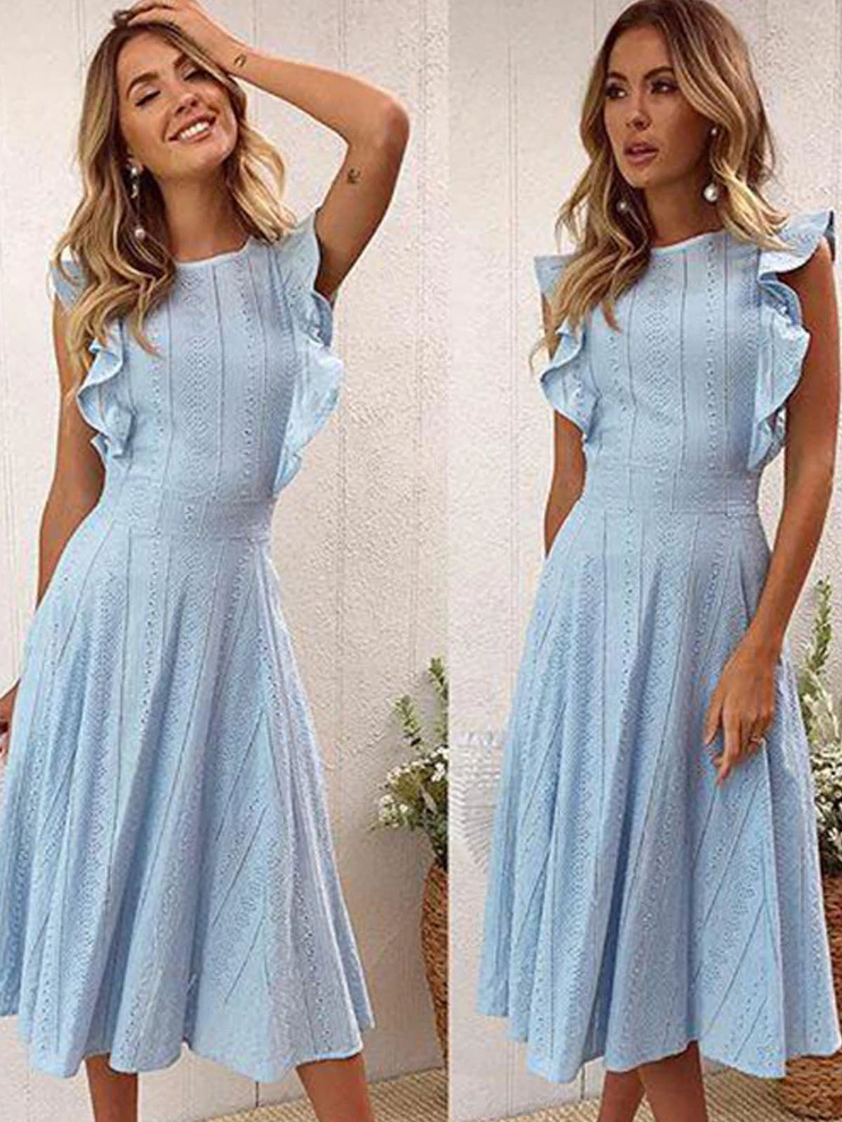 Women's Casual Maxi  A Line Dress