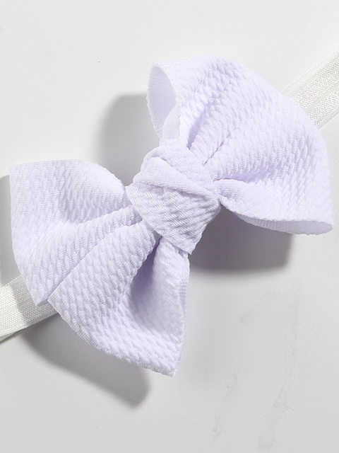 Baby Little Bow Headband white