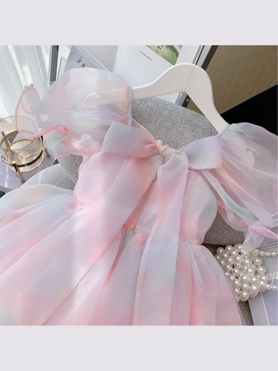 I Love Pastel Tulle Princess Dress