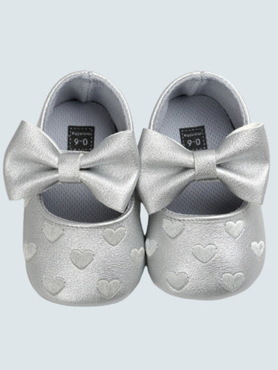 Baby First Steppers Princess Bowknot Ballerina Flats By Liv and Mia