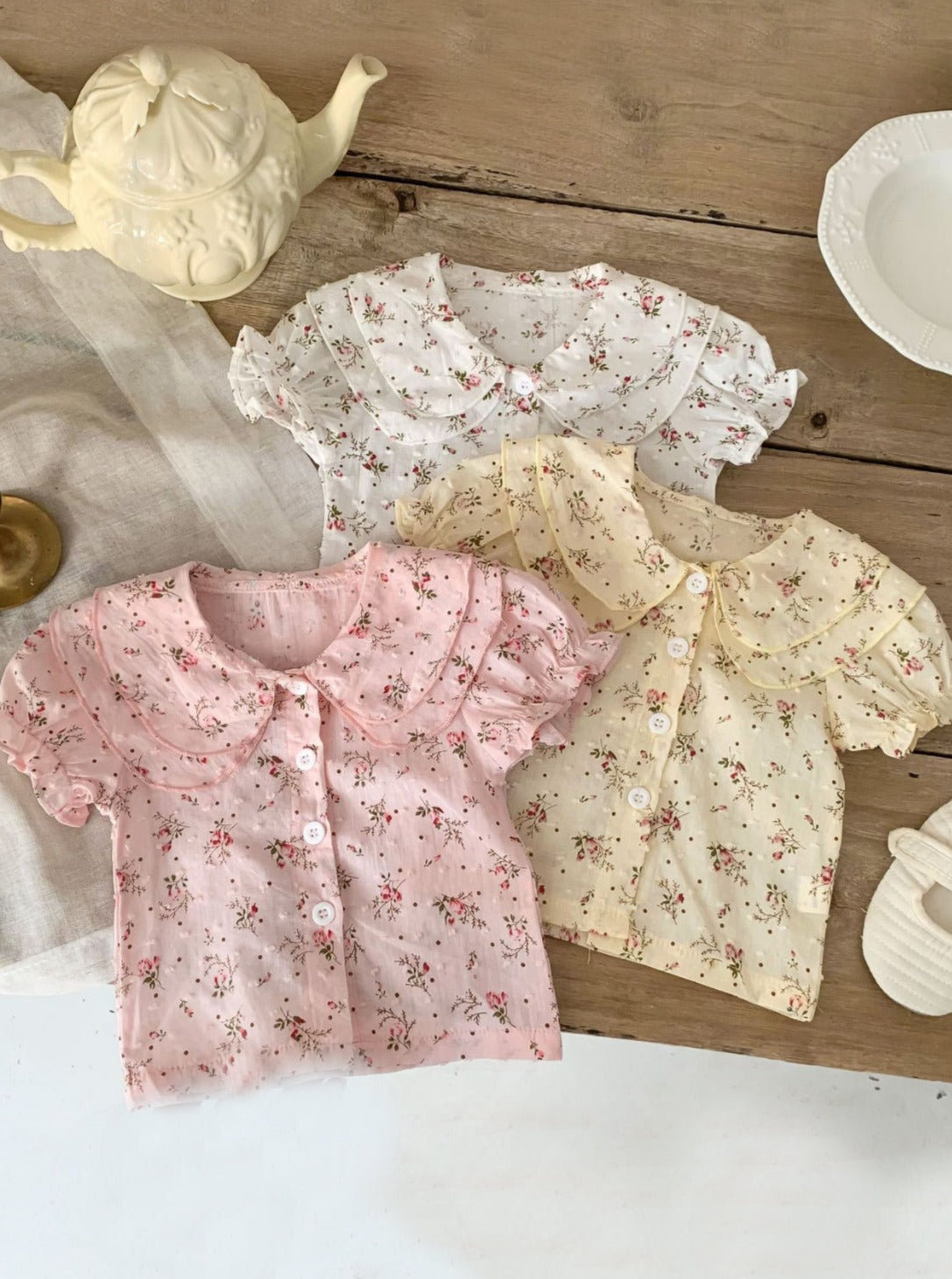 She’s So Precious Floral Print Blouse