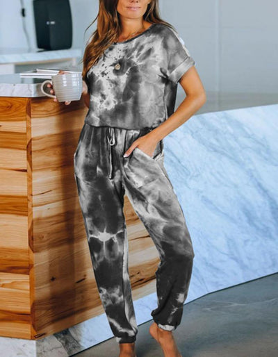 Women's Tie Dye Activewear Romper