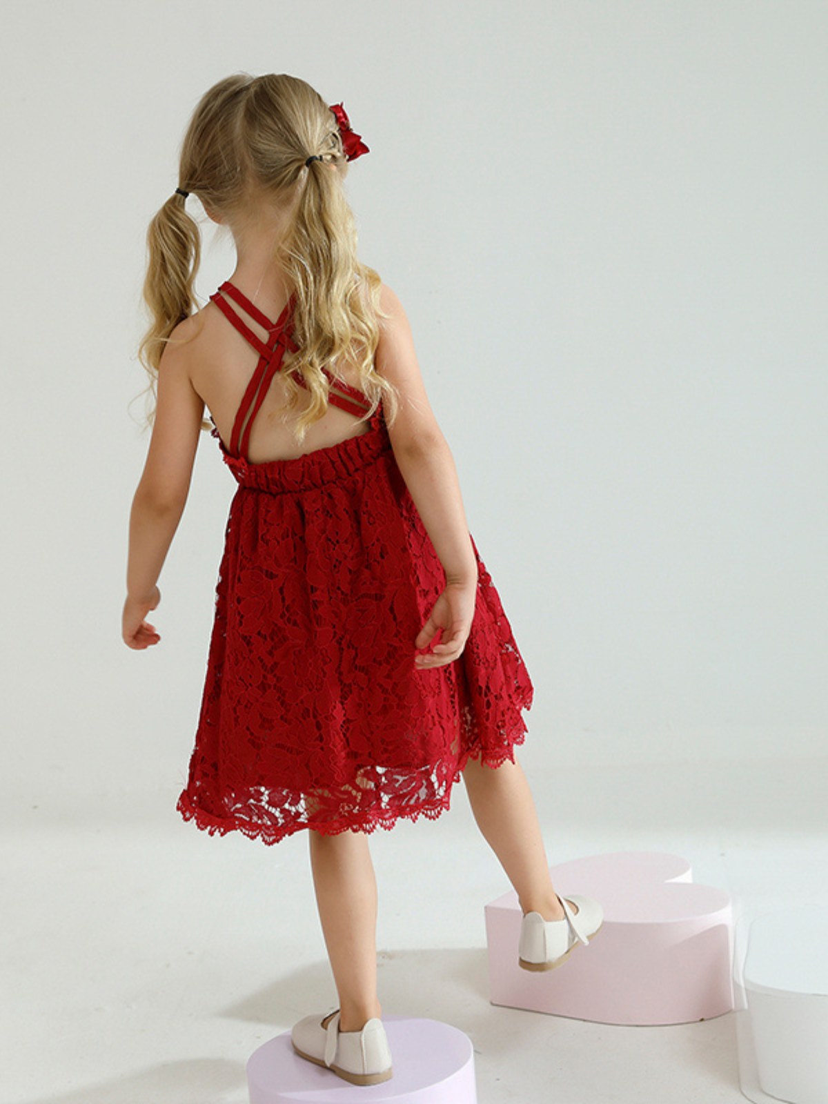 Spring Blossoms Lace Floral Sundress