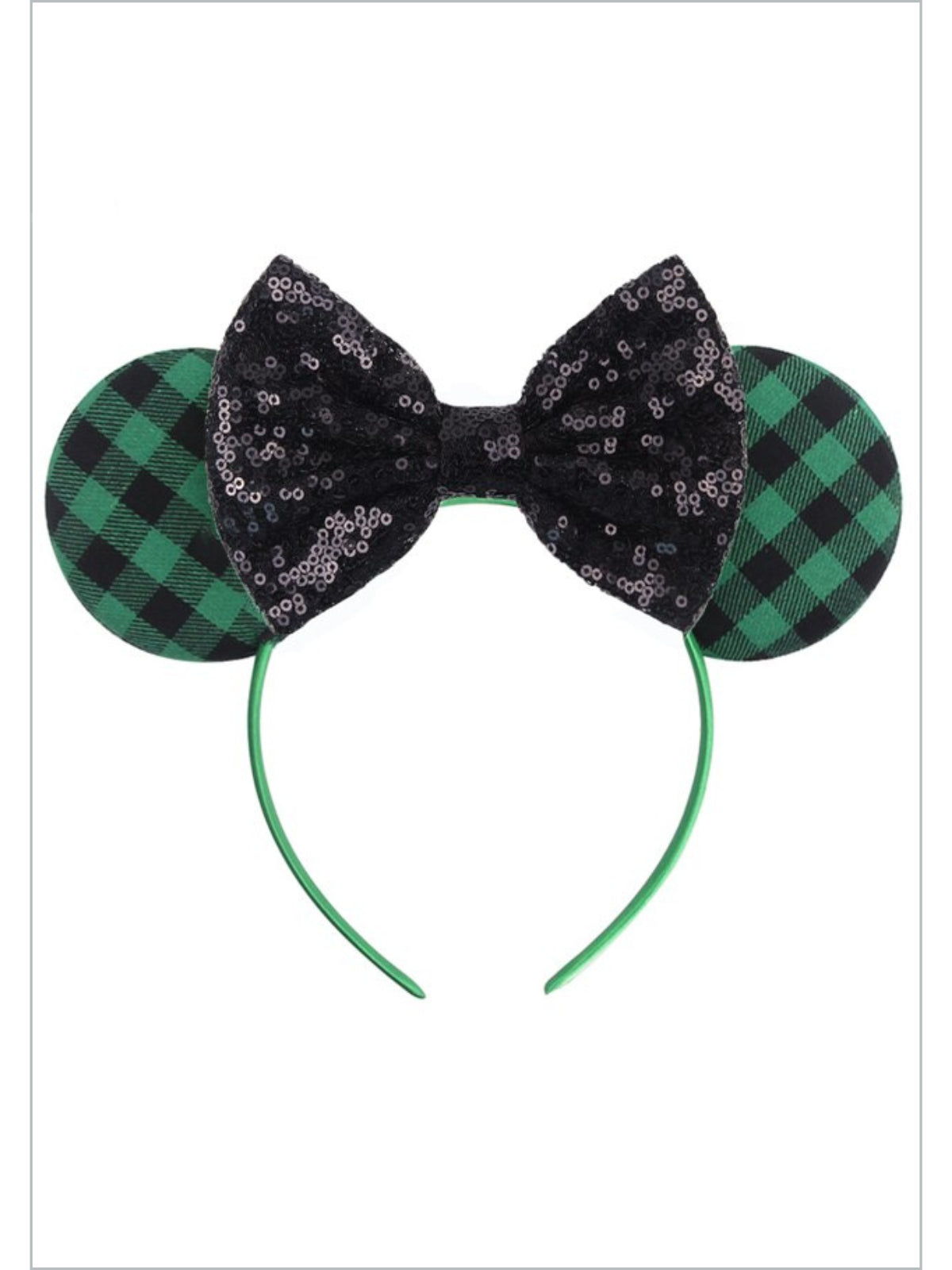 Girls School Accessories | Plaid Mouse Ears Headband | Mia Belle Girls