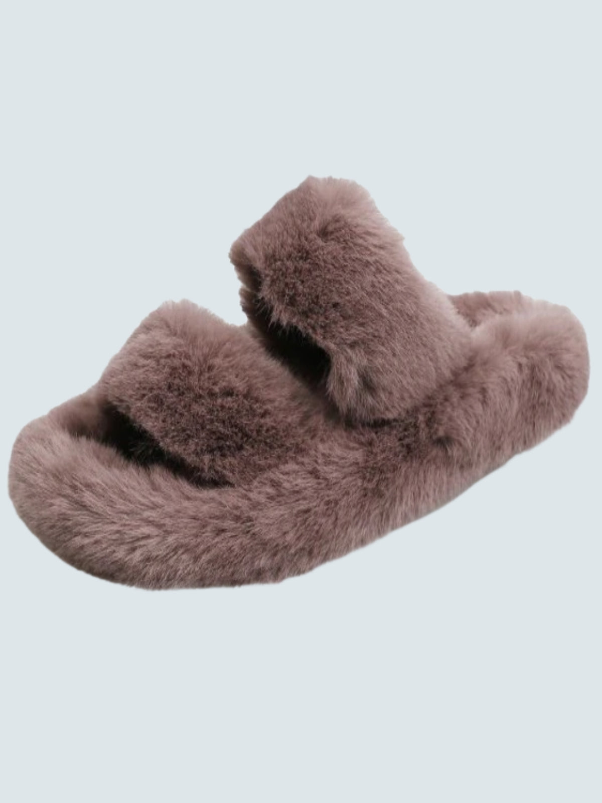 Women's Warm Furry Slides By Liv and Mia - Mia Belle Girls